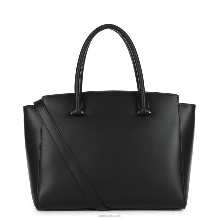 mulheres Lancaster Paris preto bolsa lisa ou RBF43081