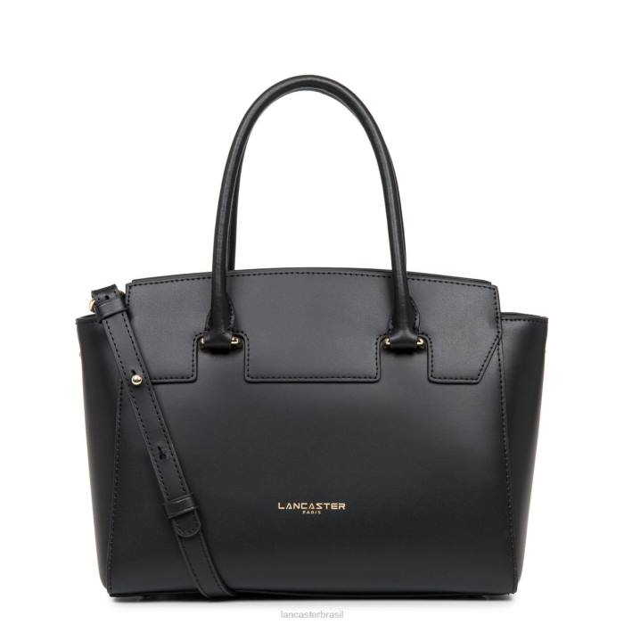 mulheres Lancaster Paris preto bolsa lisa ou RBF43540