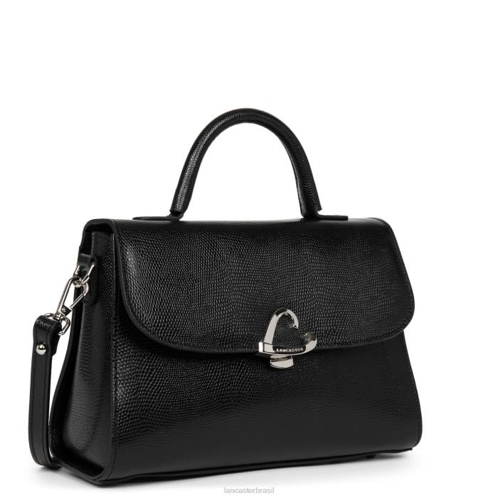mulheres Lancaster Paris preto m bolsa lucertola RBF43480