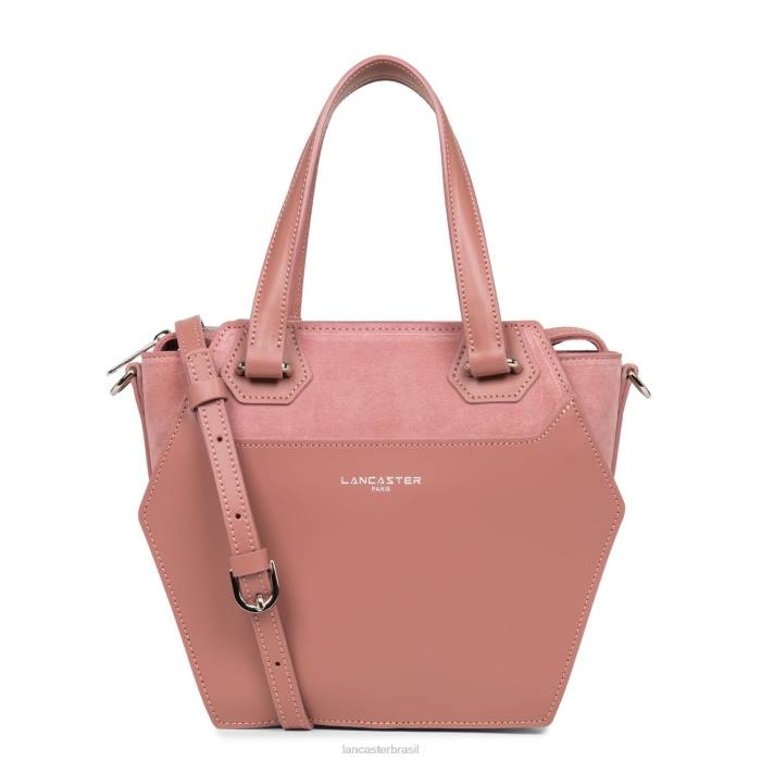 mulheres Lancaster Paris rosa cender m bolsa lisa ruche RBF43670