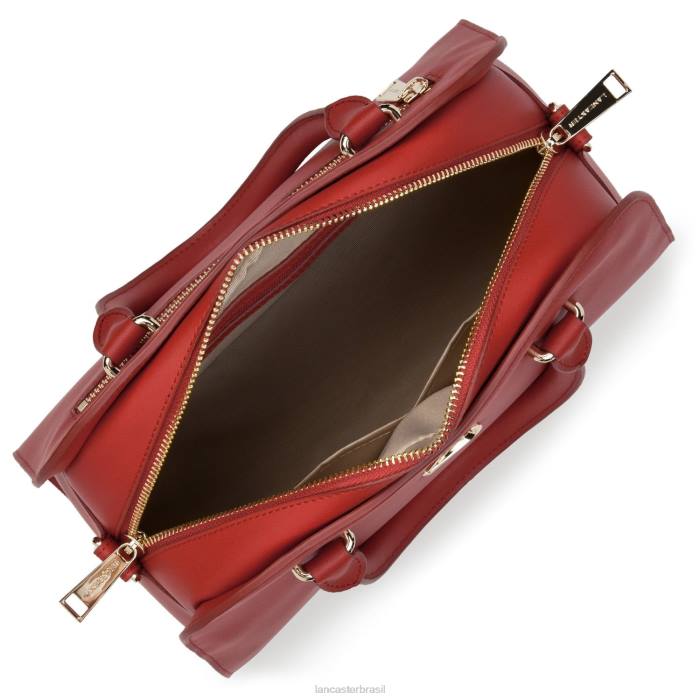 mulheres Lancaster Paris rouge bolsa cidade philos RBF42542