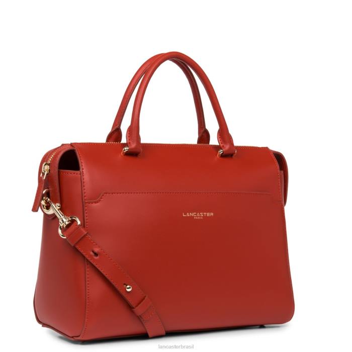 mulheres Lancaster Paris rouge bolsa lisa ou RBF43077