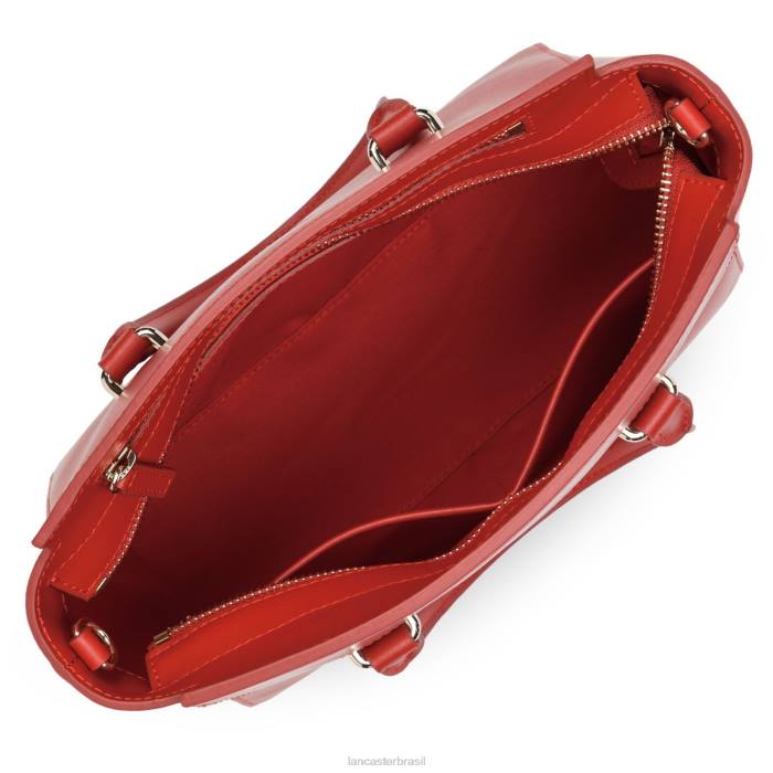 mulheres Lancaster Paris rouge bolsa lisa ou RBF43537