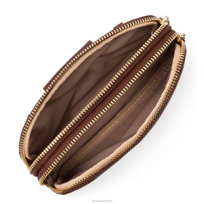 mulheres Lancaster Paris Chataigne duna de embreagem dupla RBF41264