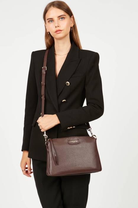 mulheres Lancaster Paris Chataigne duna de embreagem grande RBF4989