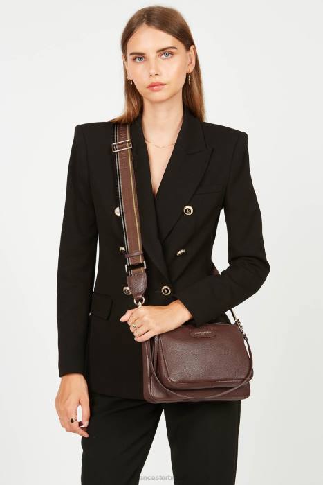 mulheres Lancaster Paris Chataigne m duna de embreagem dupla RBF41014