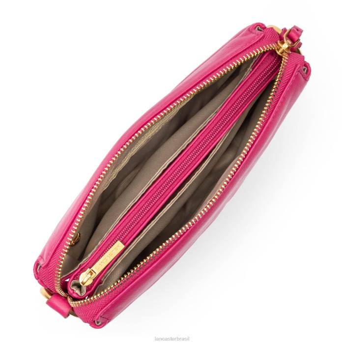 mulheres Lancaster Paris Fuxia clutch pequena matelassê macio RBF41032