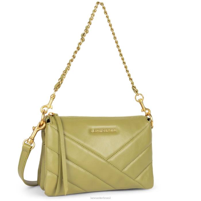 mulheres Lancaster Paris Oliva clutch pequena matelassê macio RBF41034