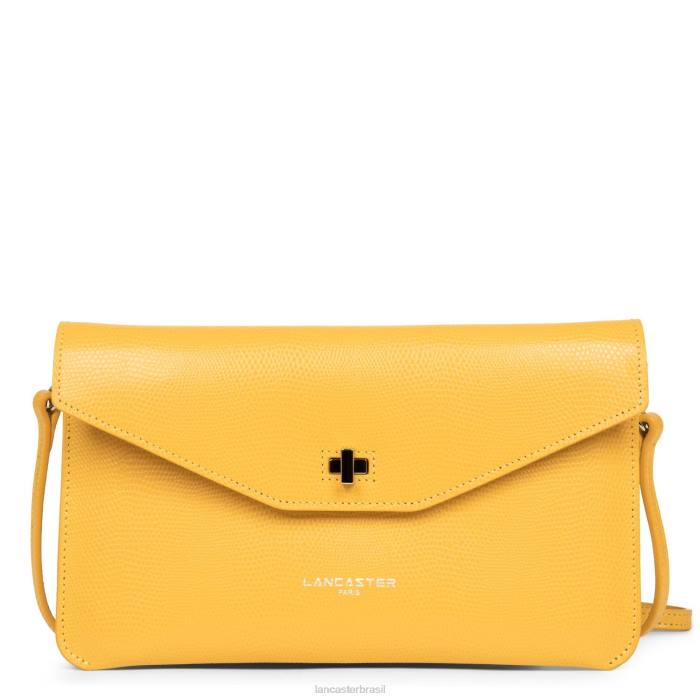 mulheres Lancaster Paris amarelo embreagem lucertola RBF41124