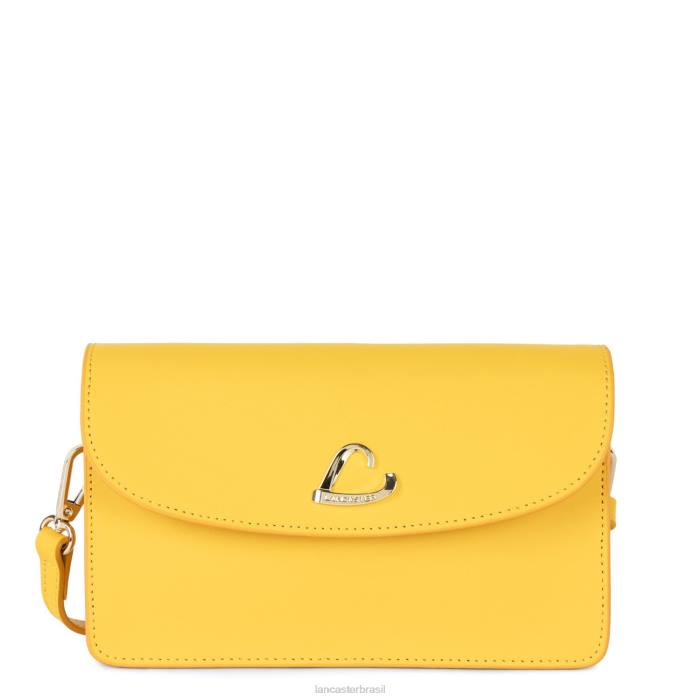 mulheres Lancaster Paris amarelo embreagem pequena cidade philos RBF41072