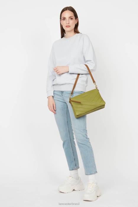 mulheres Lancaster Paris anis m clutch matelassê selvagem RBF41090