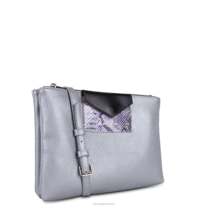 mulheres Lancaster Paris argent-python Maya de embreagem dupla RBF4656