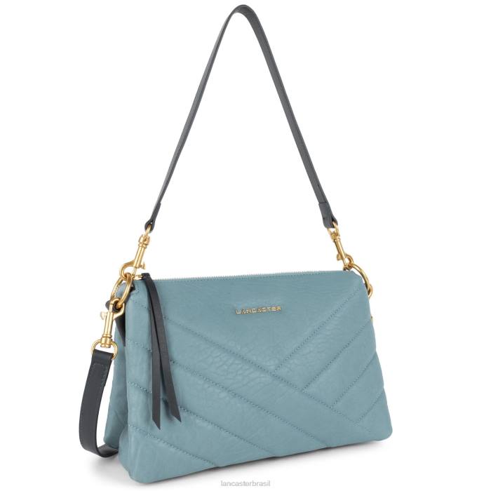 mulheres Lancaster Paris azul cendre m clutch matelassê selvagem RBF41088