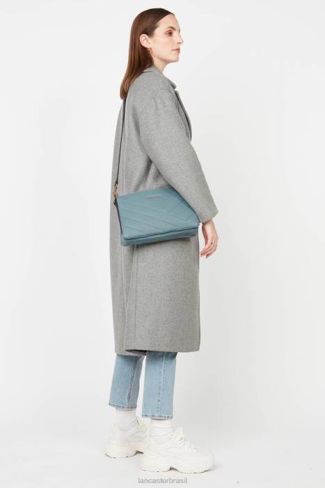 mulheres Lancaster Paris azul cendre m clutch matelassê selvagem RBF41088