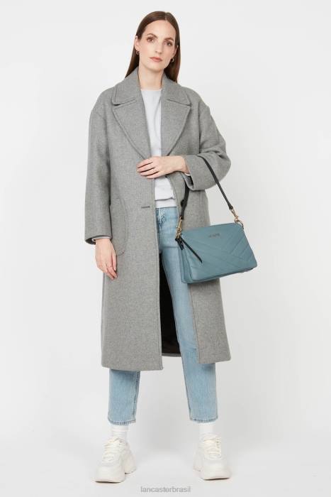 mulheres Lancaster Paris azul cendre m clutch matelassê selvagem RBF41088