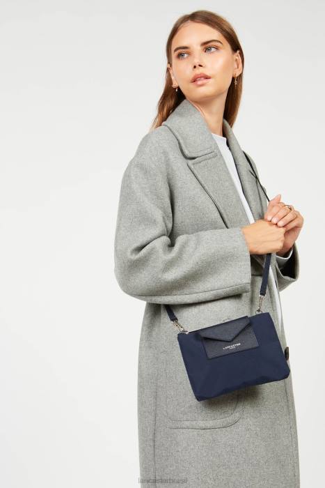 mulheres Lancaster Paris azul fonce embreagem pequena inteligente kba RBF4604