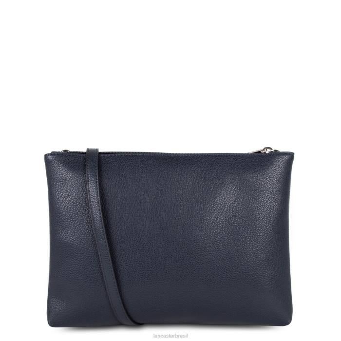 mulheres Lancaster Paris azul fonce-python Maya de embreagem dupla RBF4658