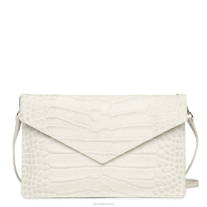 mulheres Lancaster Paris bege clutch exótica croco RBF41169