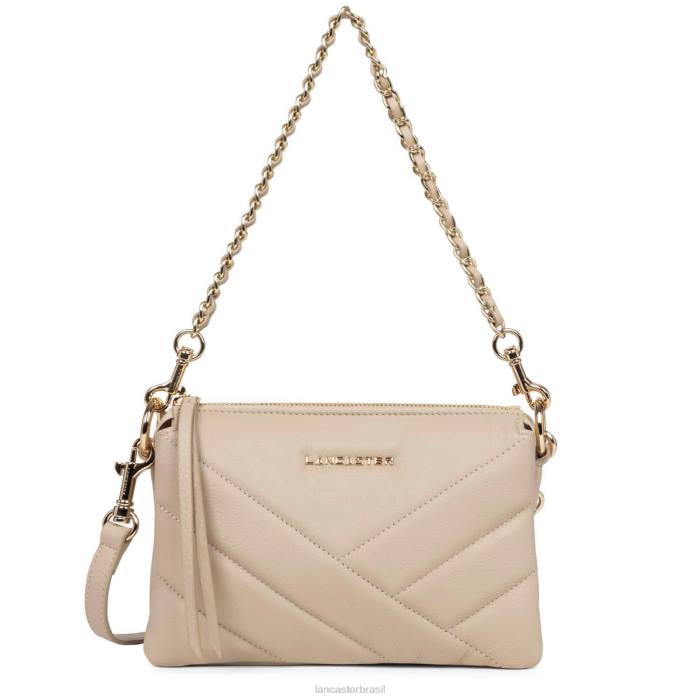 mulheres Lancaster Paris bege clutch pequena matelassê macio RBF41027