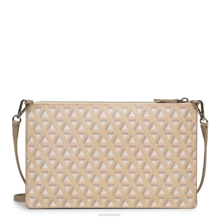 mulheres Lancaster Paris bege ícone de embreagem RBF41182