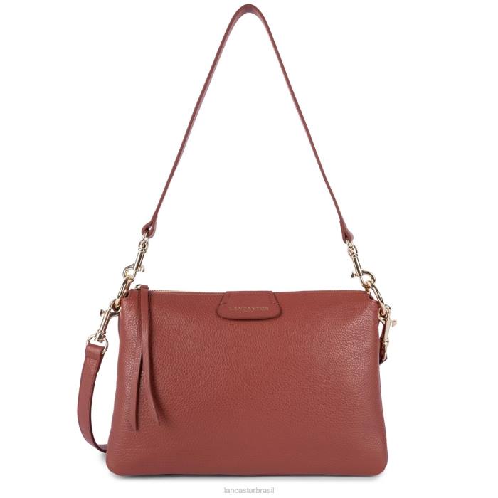 mulheres Lancaster Paris bois vermelho duna de embreagem grande RBF4988