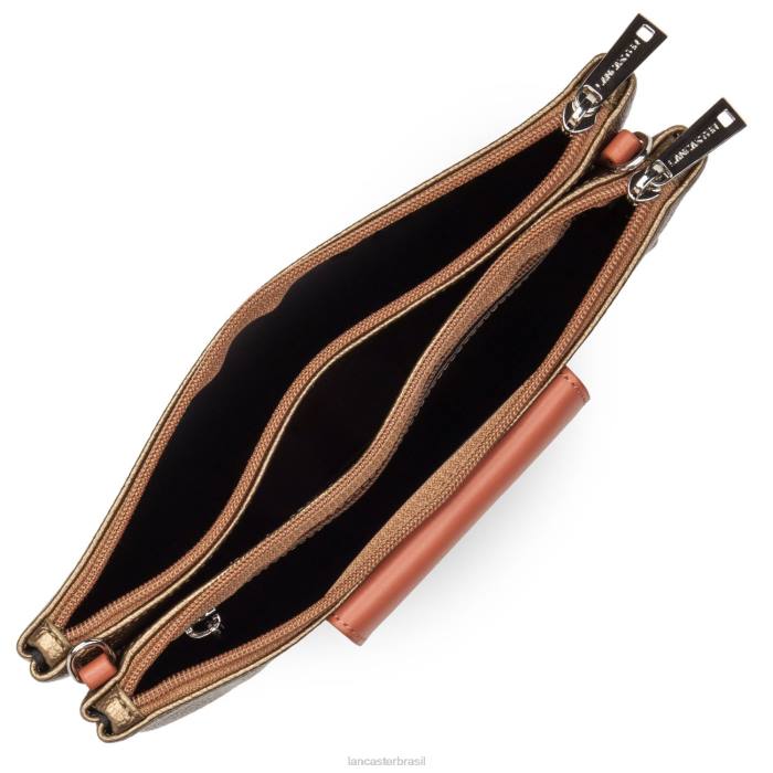 mulheres Lancaster Paris bronze-camelo-potiron Maya de embreagem dupla RBF4650
