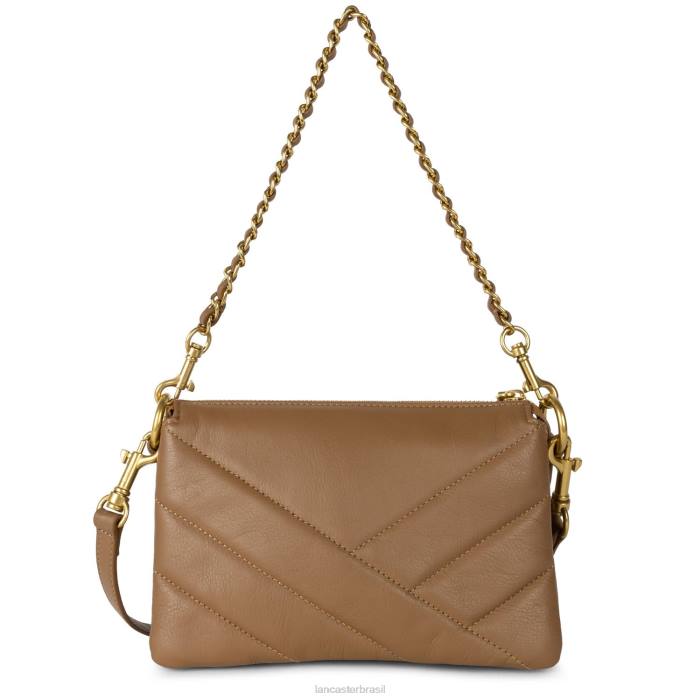mulheres Lancaster Paris camelo clutch pequena matelassê macio RBF41017