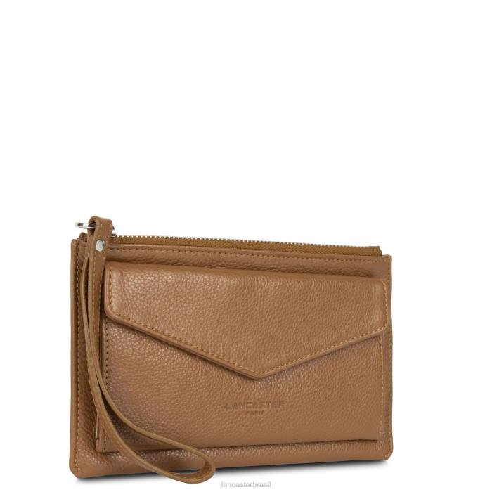 mulheres Lancaster Paris camelo embreagem foulonne pm RBF41153