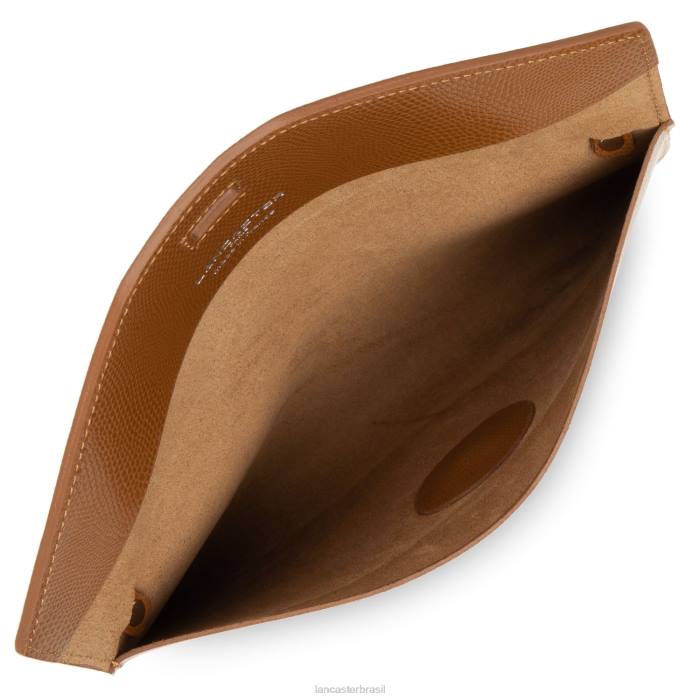 mulheres Lancaster Paris camelo embreagem lucertola RBF41128