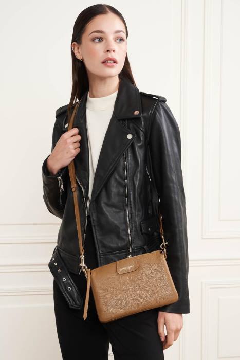 mulheres Lancaster Paris camelo m embreagem duna RBF4970