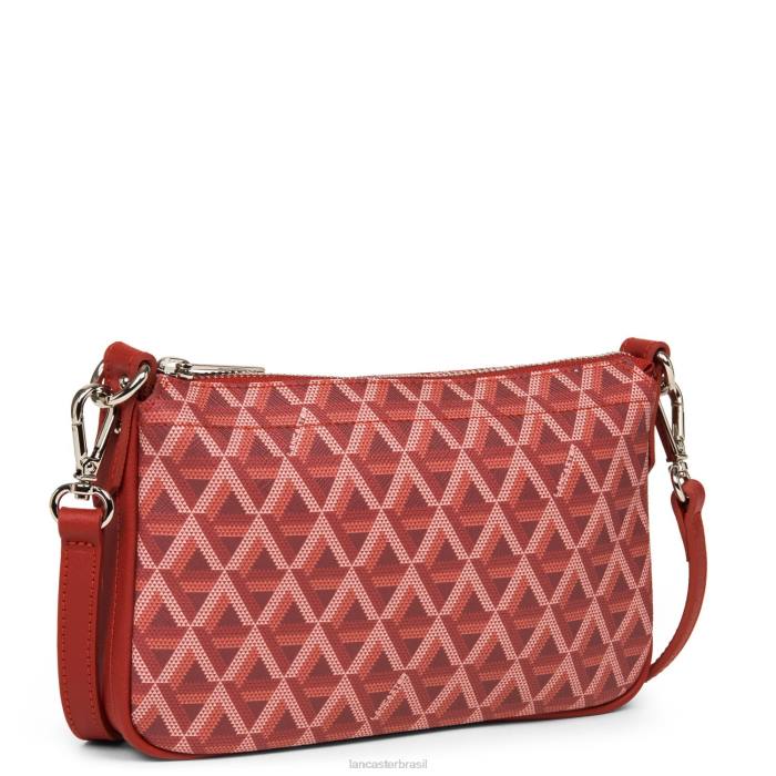 mulheres Lancaster Paris carmim ícone de embreagem pequena RBF41086