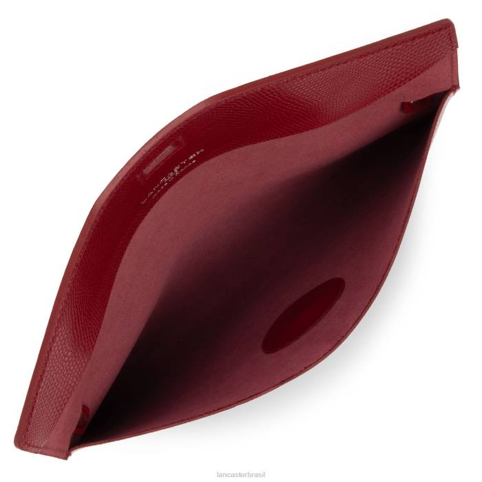 mulheres Lancaster Paris carmim embreagem lucertola RBF41126