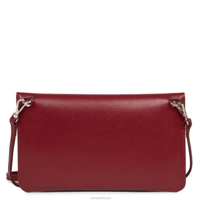 mulheres Lancaster Paris carmim embreagem lucertola RBF41126