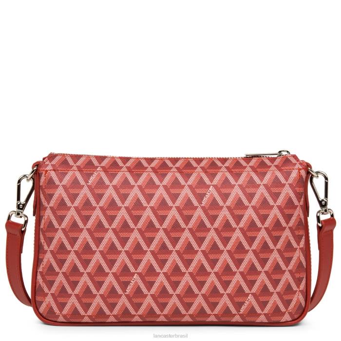 mulheres Lancaster Paris carmim m ícone de embreagem RBF41112