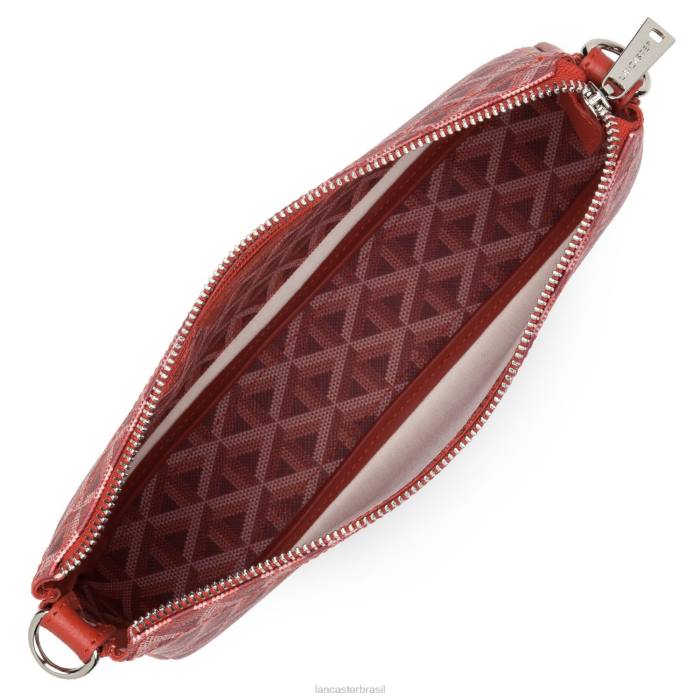 mulheres Lancaster Paris carmim m ícone de embreagem RBF41112