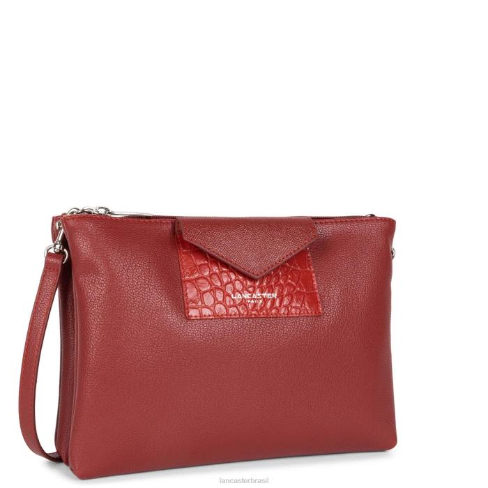 mulheres Lancaster Paris carmin-rouge-carmin Maya de embreagem dupla RBF4675