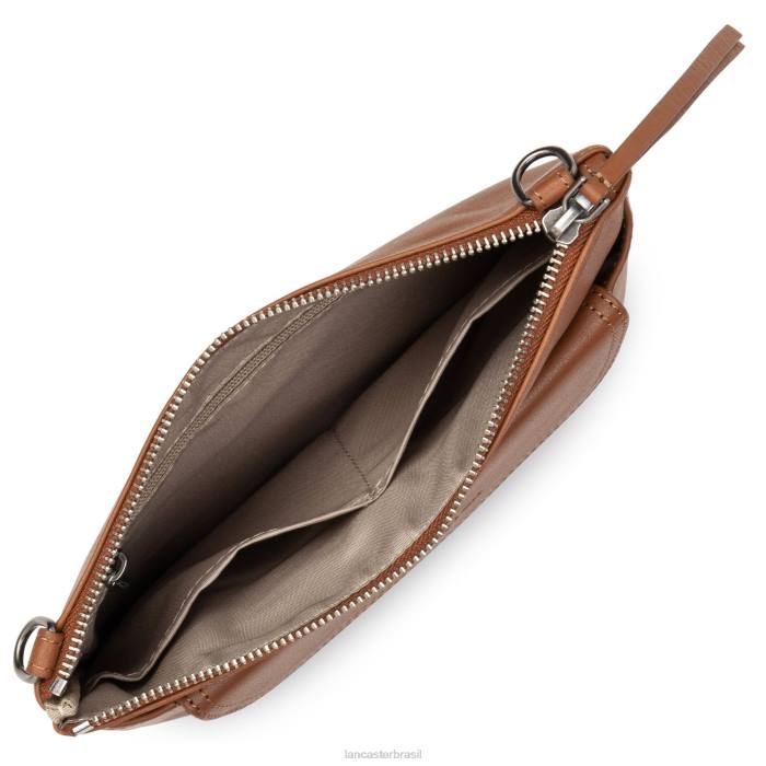 mulheres Lancaster Paris chataigne croco clutch macia vintage nova RBF41102