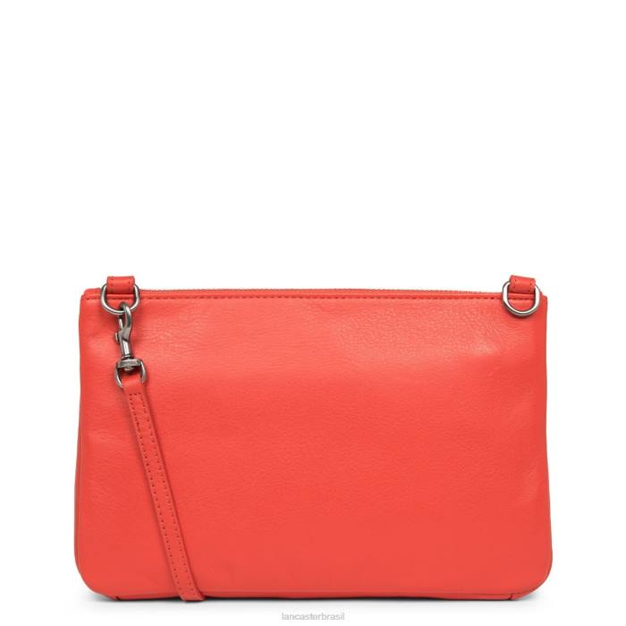 mulheres Lancaster Paris coral clutch macia vintage nova RBF41099