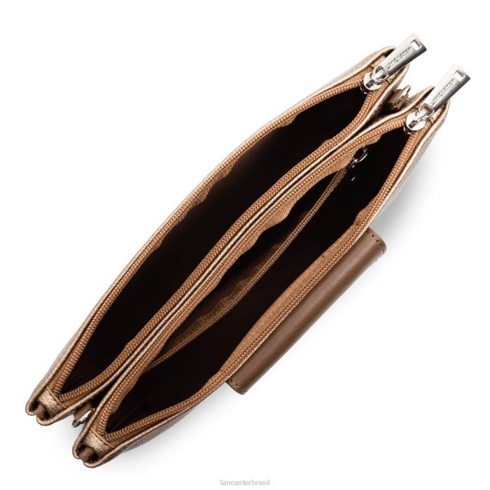 mulheres Lancaster Paris cuivre-champanhe-vison Maya de embreagem dupla RBF4678