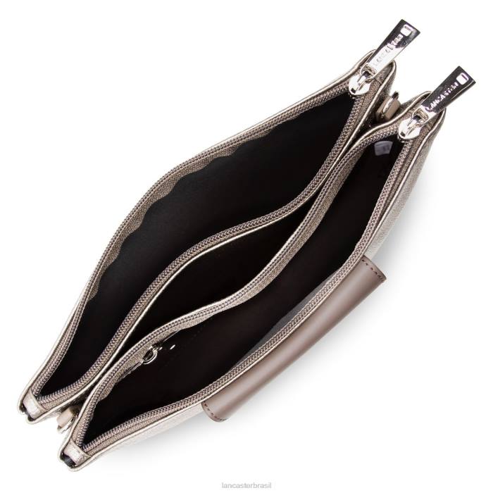 mulheres Lancaster Paris etain-galet-taupe Maya de embreagem dupla RBF4666