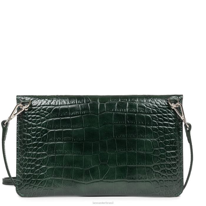 mulheres Lancaster Paris floresta verde clutch exótica lezard & croco fr RBF41257