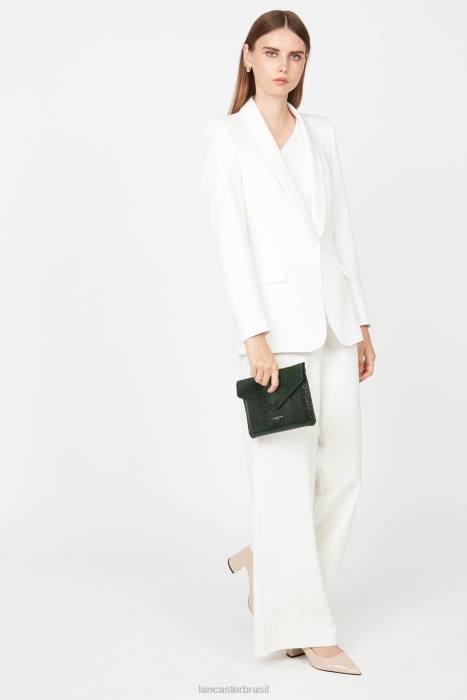 mulheres Lancaster Paris floresta verde clutch exótica lezard & croco fr RBF41257