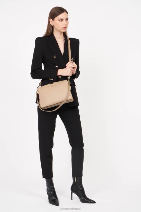 mulheres Lancaster Paris fonte bege duna de embreagem grande RBF4995