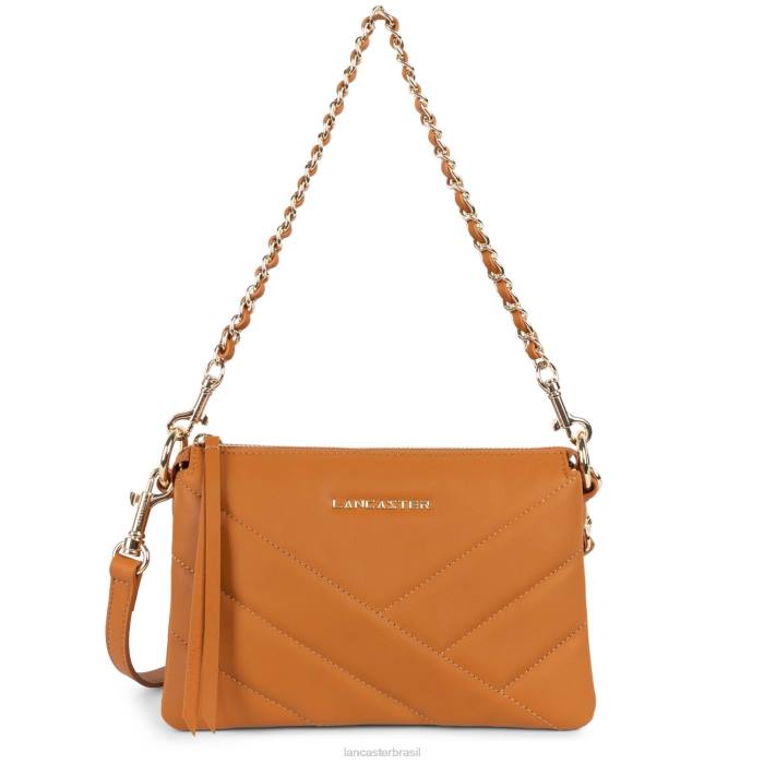 mulheres Lancaster Paris ouro clutch pequena matelassê macio RBF41028