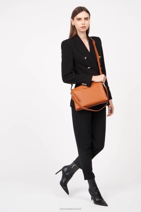 mulheres Lancaster Paris ouro duna de embreagem grande RBF4987