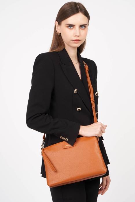 mulheres Lancaster Paris ouro duna de embreagem grande RBF4987