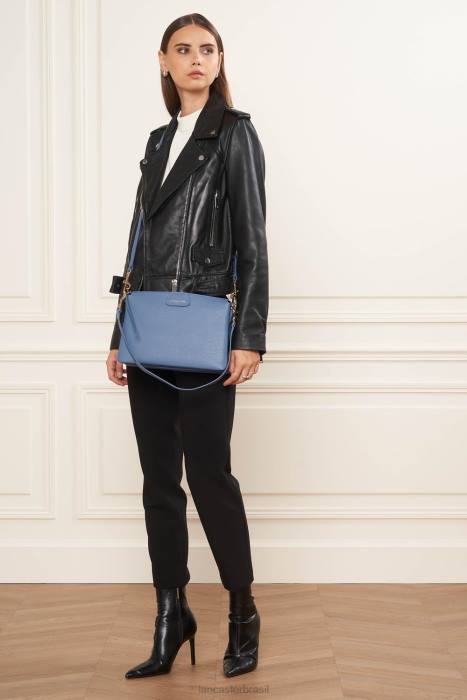 mulheres Lancaster Paris pedra azul duna de embreagem grande RBF4999