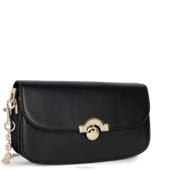mulheres Lancaster Paris preto clutch paris medaille RBF41259