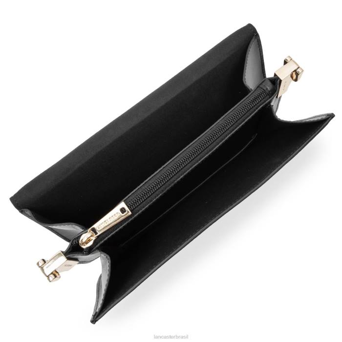 mulheres Lancaster Paris preto clutch paris medaille RBF41259