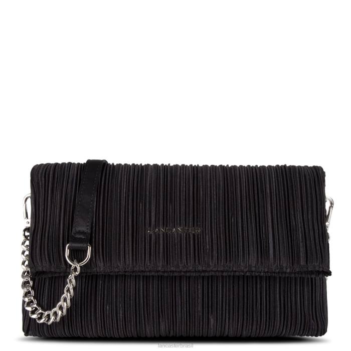 mulheres Lancaster Paris preto cortina de cetim para cerimônia de embreagem RBF41183